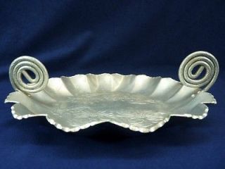 Vintage Aluminium Bowl or Tray Farber & Shlevin Hand Wrought 1728 