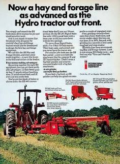   International Agricultural Harvester Equipment Tractor Hydro Farming