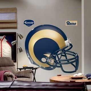   NEW** St. Louis Rams Helmet Fathead 49 Wide X 43 Tall NFL Saint