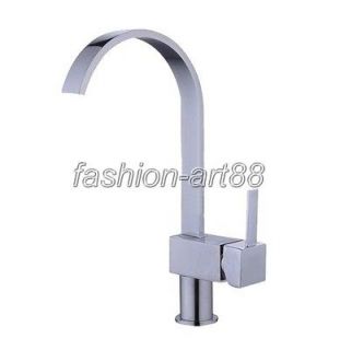 New Fashion Bathroom Faucet 1 Handle Basin Sink Mixer Tap FREE 