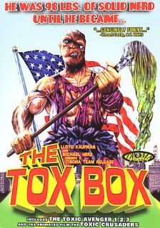 The Tox Box   The Toxic Avenger Box Set DVD, 2002, 4 Disc Set