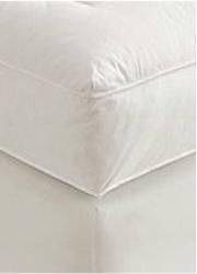 Full XL Goose Down Mattress Topper Featherbed / Feather Bed Baffled