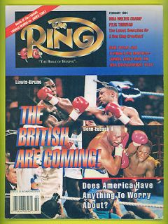   Boxing RING Magazine 1994 LENNOX LEWIS FELIX TRINIDAD Hearns vs Toney