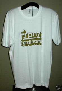 FRANZ FERDINAND T Shirt White NEW multiple sizes avail