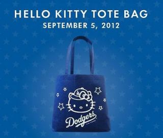 LOT of 10 ** Hello Kitty Los Angeles Dodgers Tote Bag 2012 SGA + 1 