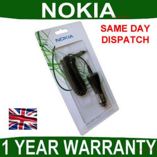 GENUINE Nokia in CAR CHARGER Mobile 3330 6021 N Gage QD cell phone kit 