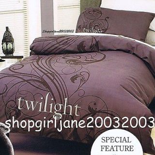 Twilight   Grey   Single/Twin Bed   Quilt Doona Duvet Cover Set  New 