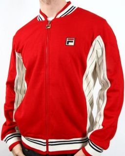 Fila Vintage Settanta Matchday Borg BJ Track Top Mk1 Red M,L