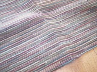 Burgundy/Green Stripe Southwest Print Fabric/Upholstery Fabric Remnant 