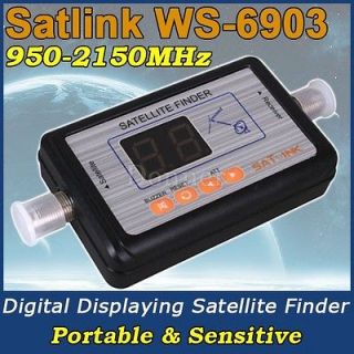   WS 6903 Digital Displaying Satellite Finder Automatic Satellite Tuning