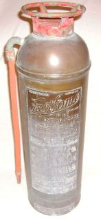 antique copper fire extinguisher in Extinguishers