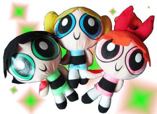   Cartoon Network The Powerpuff Girls Plush Toy Soft 9 Doll Baby Gift