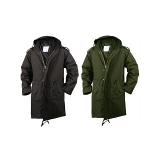 Military M51 Fishtail Parkas (Army Winter Coats, Cold Weather Jackets 