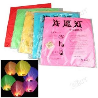 Chinese Flying Sky Lanterns UFO Wish Balloons Party