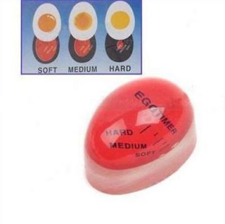   Red Changing Perfect Egg Boil Eggs Timer Kitchenware Home Kitchen J