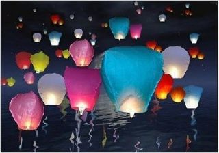 UFO Fire Balloon CHINESE SKY LANTERN Khoom Fay Kong Ming Flying 