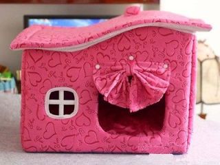 NEW FASHION Super lovely dog house dog supplies RED T​OP QUALITY