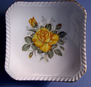 Floral Pattern Bone China Pin Dish by Royal Adderley of England