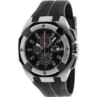 Festina Mens F16350/C Black Rubber Quartz Watch with Black Dial 