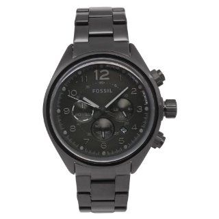 Fossil Flight Stainless Steel Watch   Black Watches 