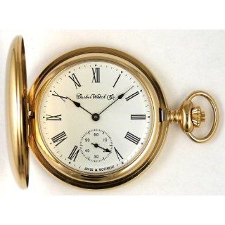   Pocket Watch with High Polish Gold Hunting Case Watches 