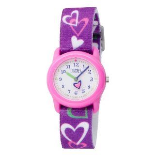   T7B111 Color INDIGLO Hearts Stretch Band Watch Watches 