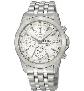 Seiko Stainless Steel Chronograph Mens Watch SNDC05 Watches  