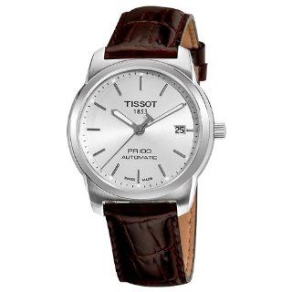 Tissot Mens T0494071603100 PR 100 Silver Automatic Dial Watch 