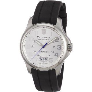 Victorinox Swiss Army Mens 241371 Officers Silver Dial Watch 