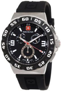 Swiss Military Calibre Mens 06 4R2 04 007 Racer Chronograph Black 