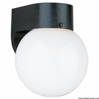 Sea Gull Lighting 8955PBLE 12 1 Light Outdoor Wall Lantern Black