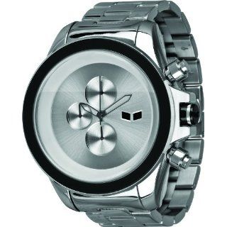 Vestal Mens ZR3006 ZR 3 Minimalist Silver Chronograph Watch Watches 