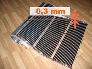 INFRARED FLOOR HEATING SYSTEM WITH CARBON FILMS 5 sq.m, 220V,140W/m2