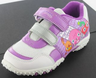 Girls Moshi Monsters 2 Touch Fastening Velcro Trainer Shoe Size 10 11 
