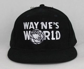 WAYNES WORLD CAP Free Size Black Wayne Good Quality++