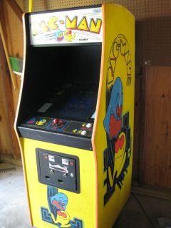 Bally Midway Dedicated Original Pac Man Arcade Machine   Working Great