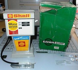 Newly listed vintage west germany gama toy shell gas pump