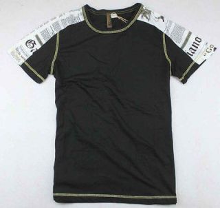 1222 NWT John Galliano newspaper Logo Mens Fashion T shirt Sz M XL 
