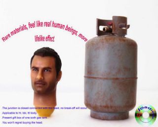   Toys Andrew 1/6 Scale Head for 12 Male Figure in a Propane Gas Tank