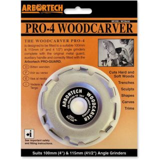 Arbortech Pro 4 WoodCarver Carving for Grinder 115mm