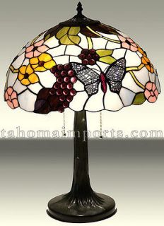 Tiffany Style Tuscany Vintners Arbor Glass Table Lamp