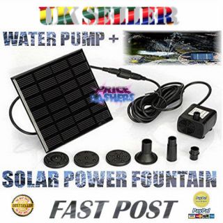   Panel Water Fountain with Water Pump for Ponds & Other Water Features