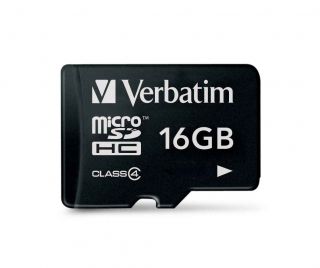 Verbatim MicroSDHC 16GB Speicherkarte, schwarz  Computer 