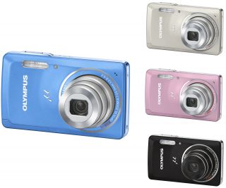 Olympus Mju 5010 Digitalkamera 2,7 Zoll Light Blue  Kamera 