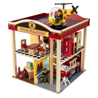 KidKraft New Fire Station Set product details page