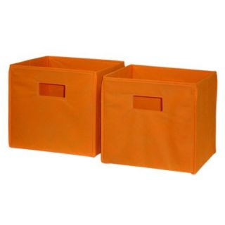 RiverRidge Kids 2 Pc Storage Bins   Orange product details page