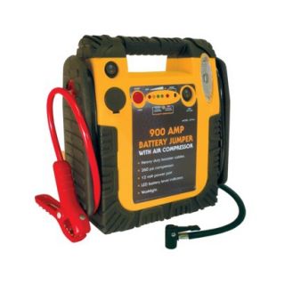 Wagan 900 Amp Battery Jumper with Air Compressor product details page