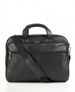 Kenneth Cole Reaction Business Case, Manhattan Leather Double Gusset 