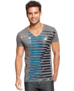 Marc Ecko Cut & Sew Shirts, Undecided Stripes T Shirt