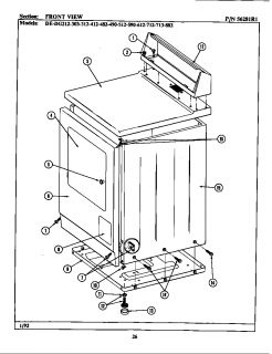 MAYTAG Maytag laundry Door Parts  Model DG313  PartsDirect